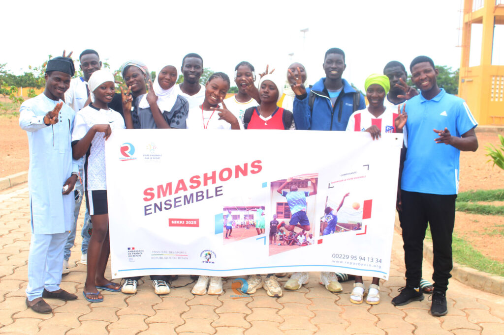 REPAC-SJ-BENIN renforce les capacités de 12 coachs et animateur.trice.s de volleyball en techniques d'animations de sessions S4D dans le Nord-Bénin